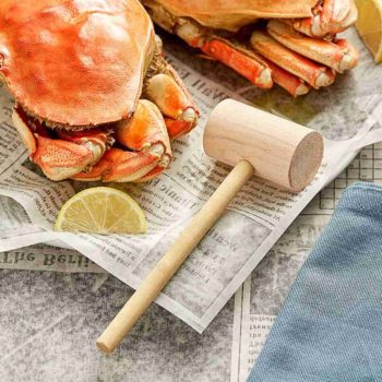 BRAND, CATEGORY, MAINE LOBSTER NOW, 8in Wooden Stone Crab Mallet