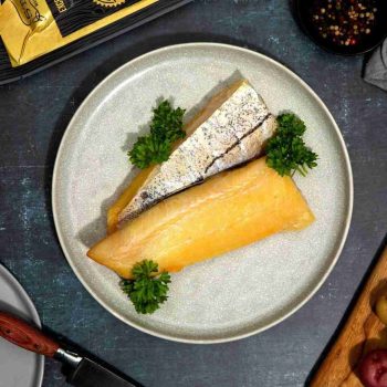 BRAND, CATEGORY, FISH, MAINE LOBSTER NOW, Finnan Haddie – Smoked Wild-Caught Haddock (12 oz) Stonington Seafood