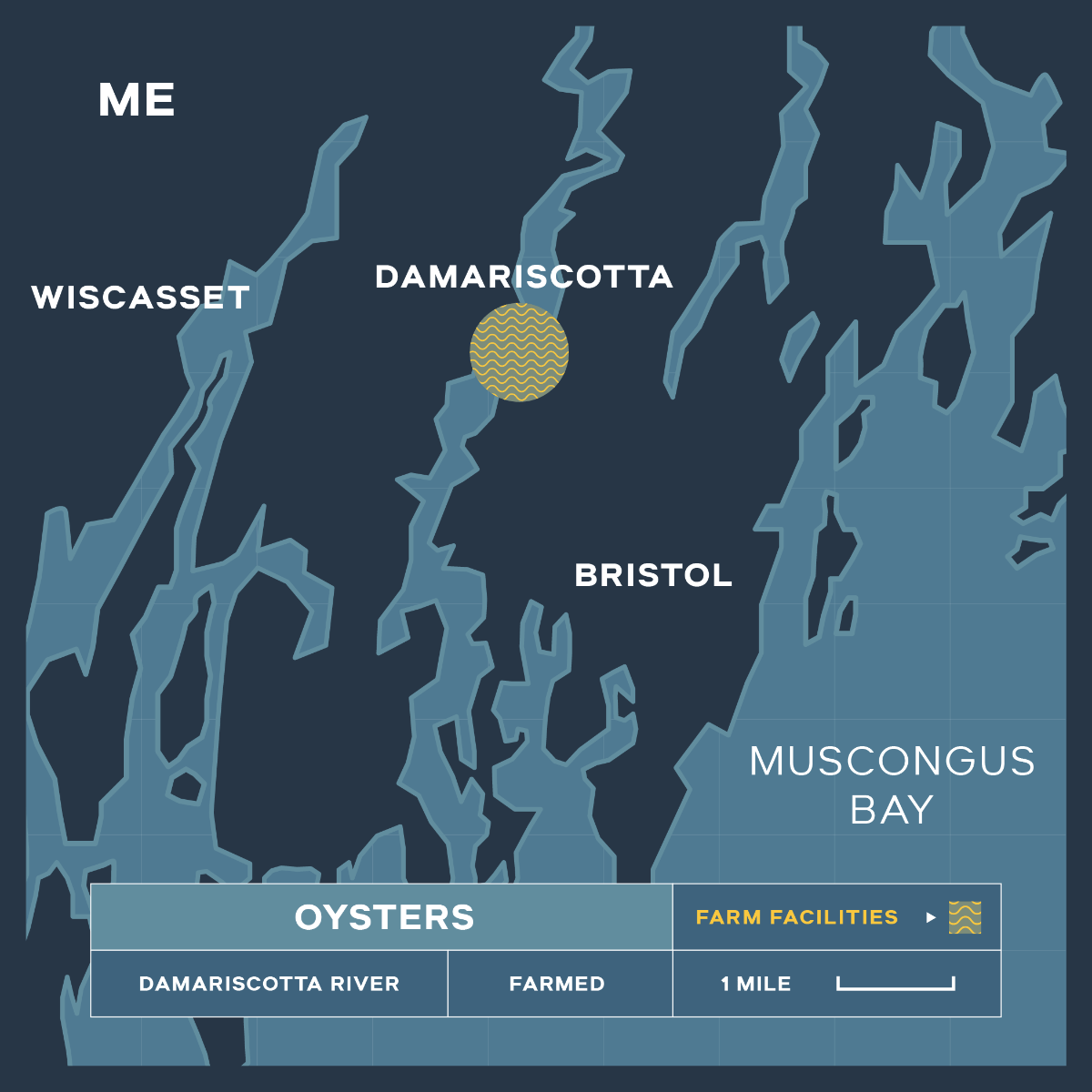 Fresh Maine Damariscotta & Blue Point Oysters