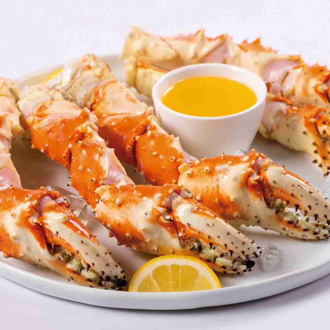 Golden / Red King Crab Leg Segments, Claws & Knuckles – 2 lbs