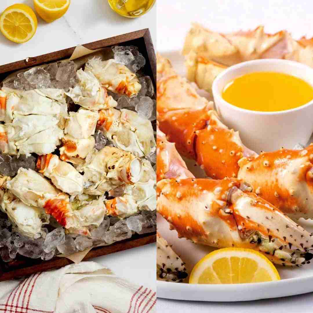 BRAND, CATEGORY, KING CRAB, MAINE LOBSTER NOW, Golden / Red King Crab Leg Segments, Claws & Knuckles - 2 lbs