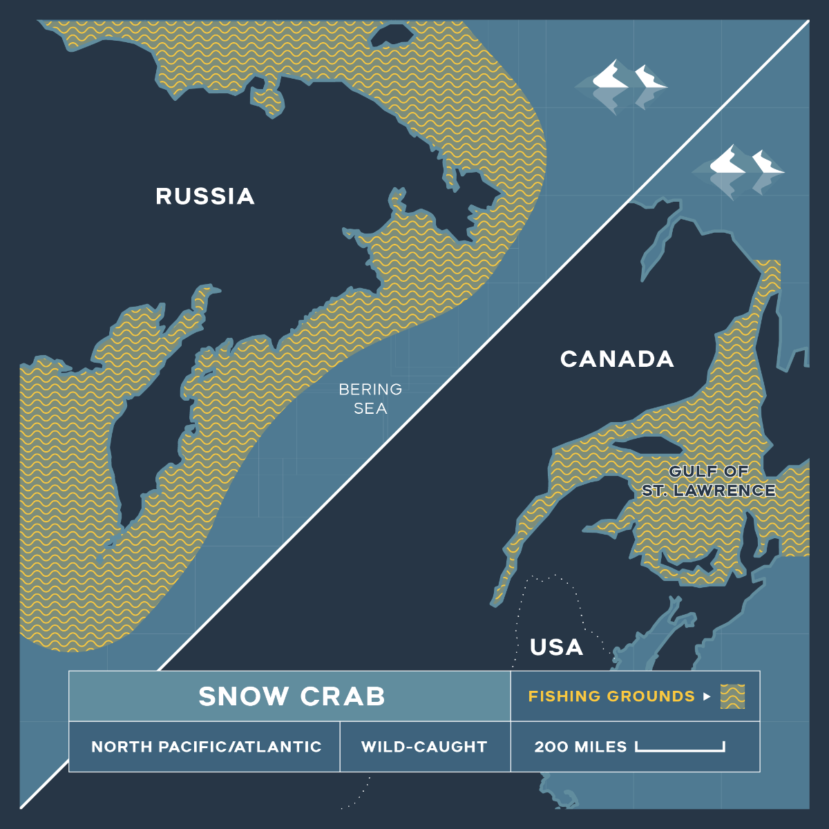 Snow Crab Cocktail Claws – 1 lb