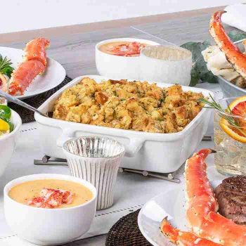 BRAND, CATEGORY, GOURMET, MAINE LOBSTER NOW, Susan's Seafood Stuffing - 16 oz