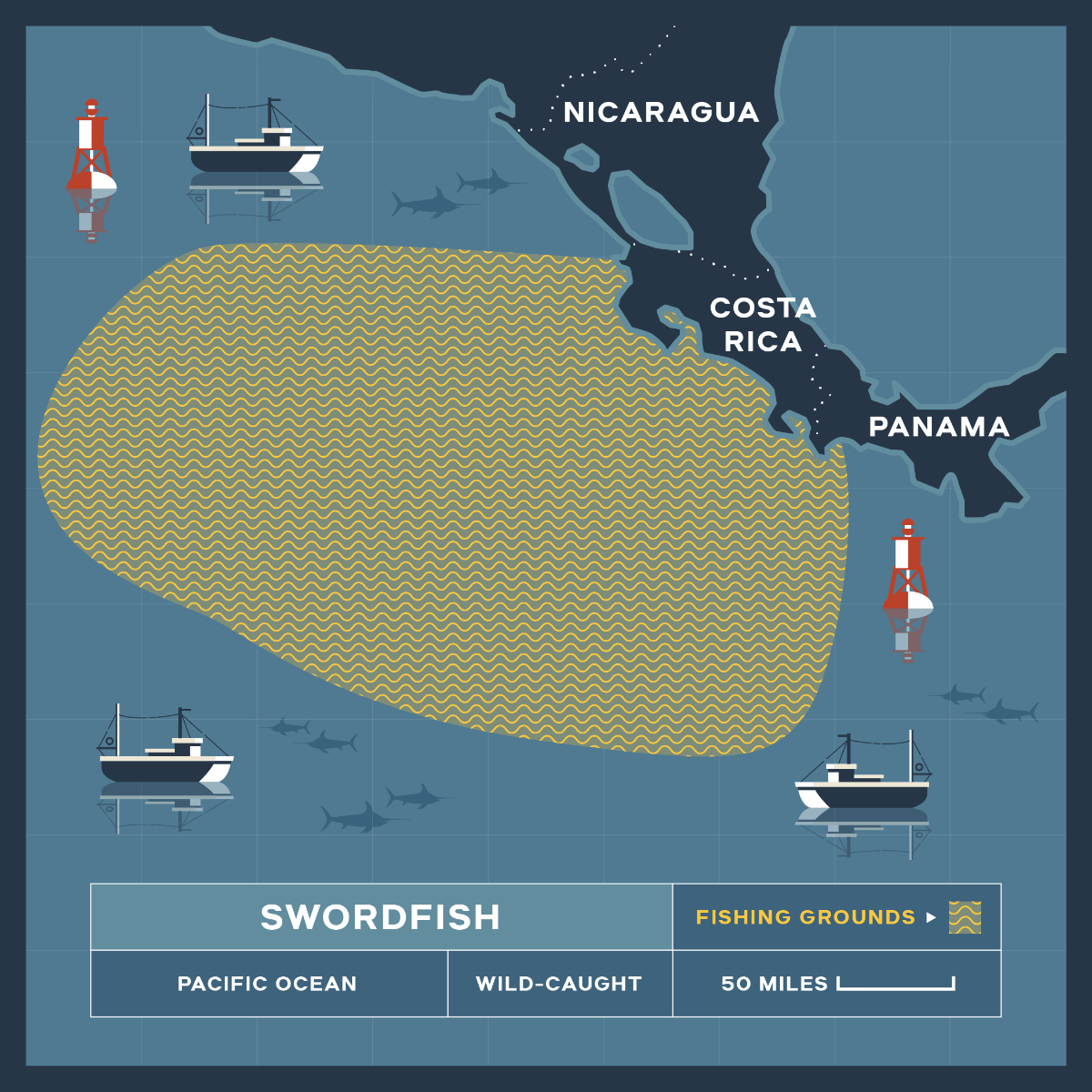 Wild-Caught Swordfish Steak – 6 oz